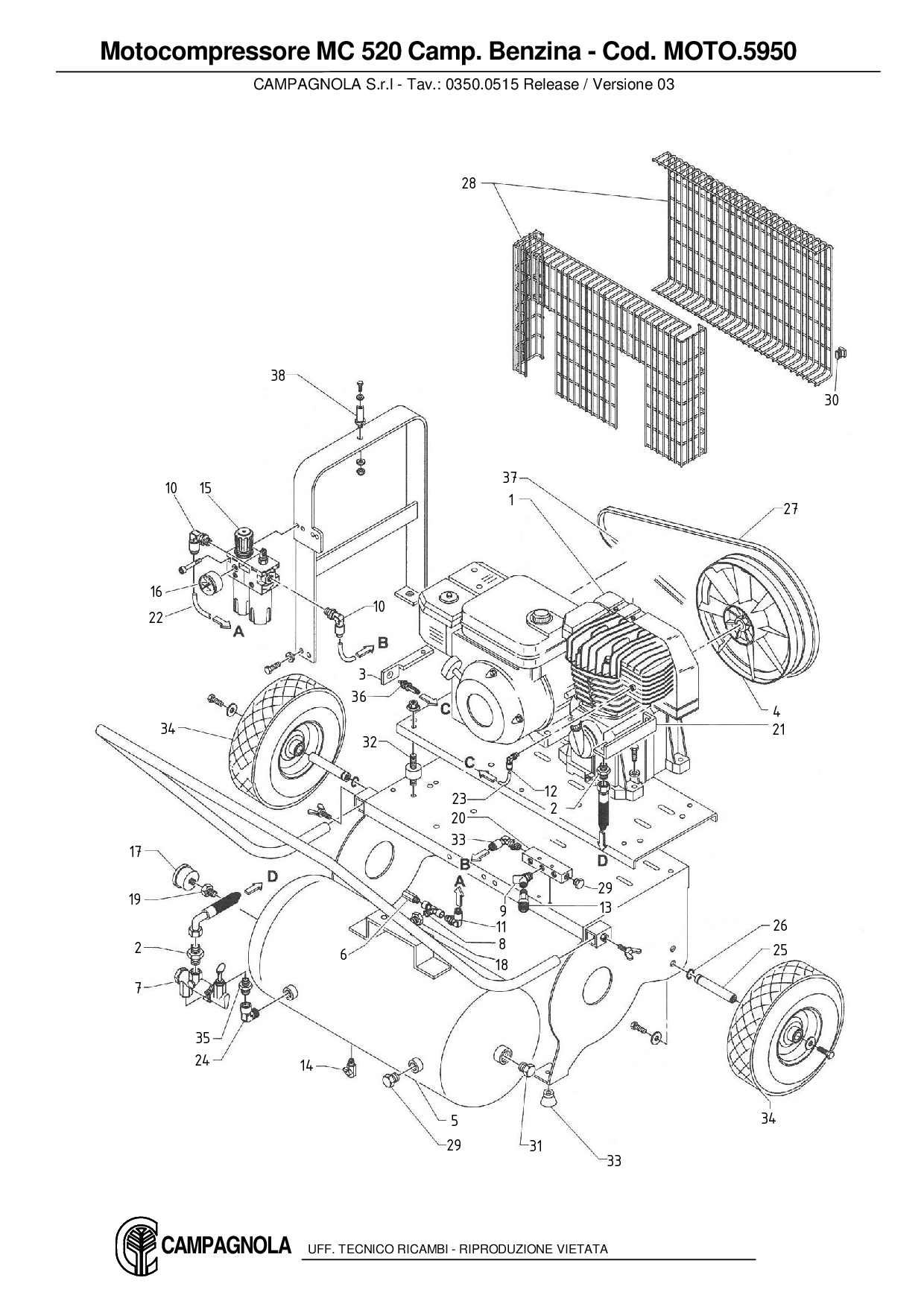 MOTO.5950_Motocompressore MC 520 Camp. Benzina